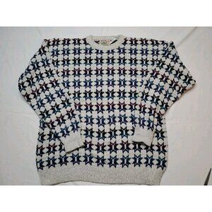 Adirondack Savile Row Men's L Cosby Style Sweater 80's 90's Y2K Grandpacore USA